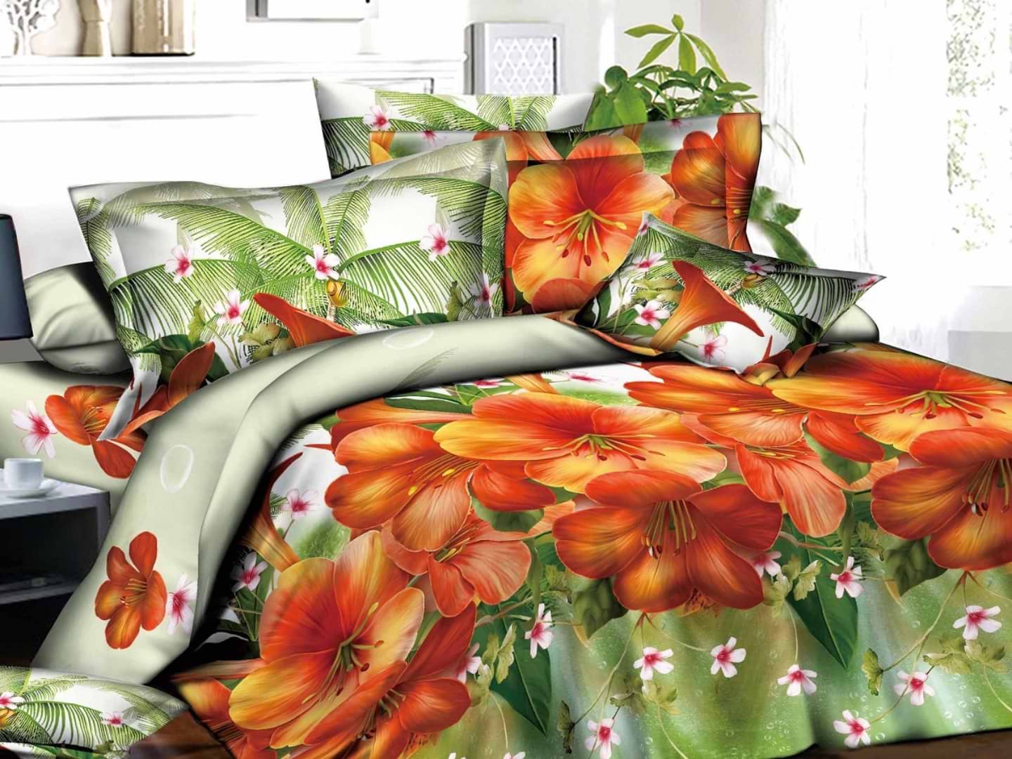 Комплект постельного белья Zastelli 16-83 200х220 см оранжевый (12402)