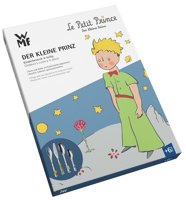 Фото - Набір столових приборів WMF 1294056040 DER KLEINE PRINZ 4 пр.
