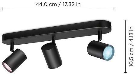 Фото - Розумна лампа WiZ IMAGEO Spots 3x5W 2200-6500K RGB Wi-Fi (929002659201)