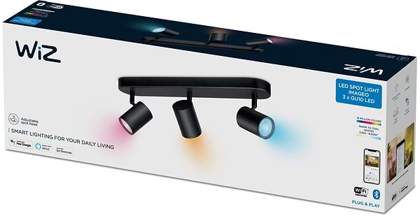 Фото - Розумна лампа WiZ IMAGEO Spots 3x5W 2200-6500K RGB Wi-Fi (929002659201)
