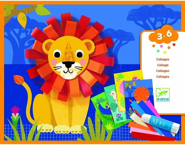 Фото - Набір для виготовлення аплікацій Djeco "Кудряві тварини" (DJ09868) Фото - Набір для виготовлення аплікацій Djeco "Кудряві тварини" (DJ09868)