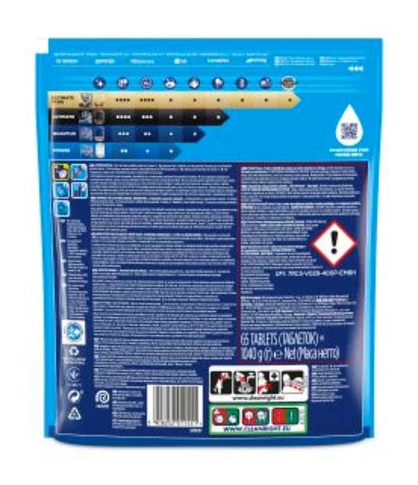 Фото - Набір для миття в посудомийній машині Finish ALL IN 1 MAX 65 таб