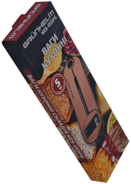 Фото - Ваги кухонні Grunhelm KES-055FG