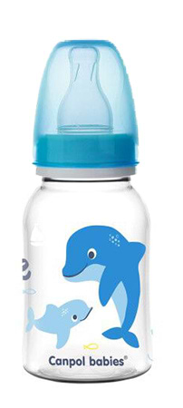 Пляшка для годування Canpol babies 120 мл PP LOVE&SEA - блакитна (59/300_blu)