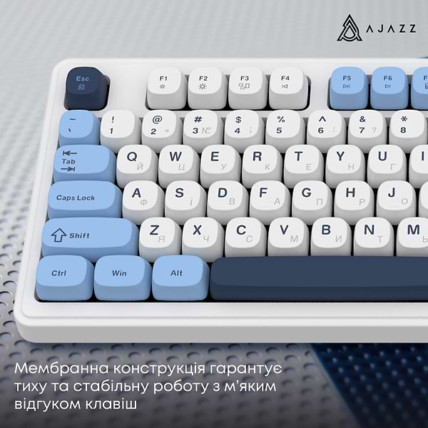 Фото - Клавиатура проводная игровая Ajazz AF98 Glacier Blue (AF98-GB)