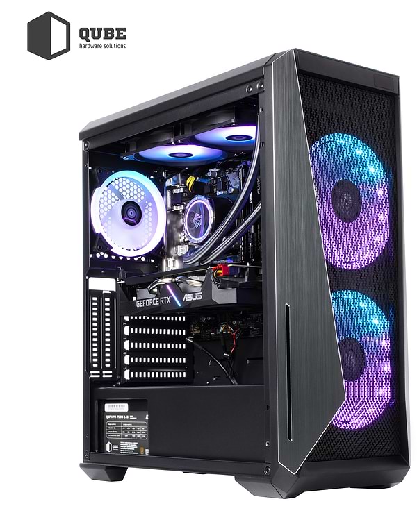 Фото - Системний блок QUBE QB i5 13600KF RTX 3060 12GB W1 32102Win (i513600KFRTX306012GBW132102Win)