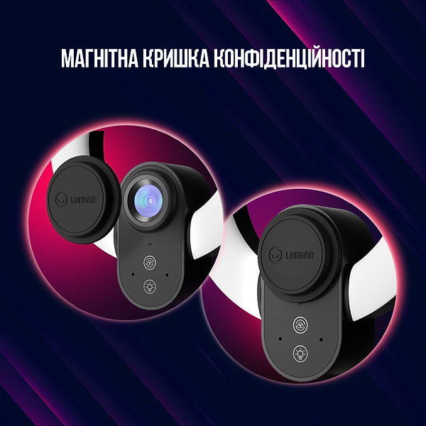 Фото - Веб-камера для компьютера Lorgar Circulus 910 Streaming 5MP 1944p Auto Focus Stereo (LRG-SC910)