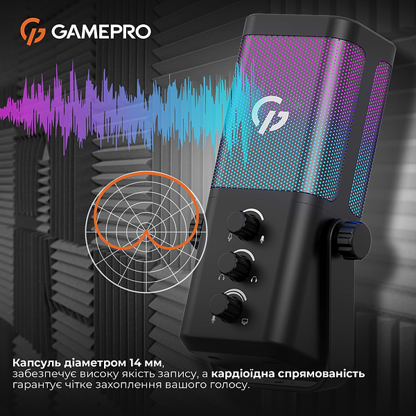 Фото - Мікрофон до комп'ютера GamePro Genesis X-Arctic (UGM117B)