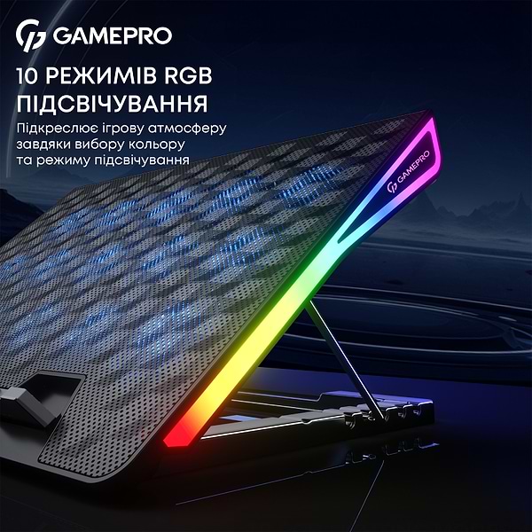 Фото - Підставка під ноутбук охолоджуюча GamePro CP1140