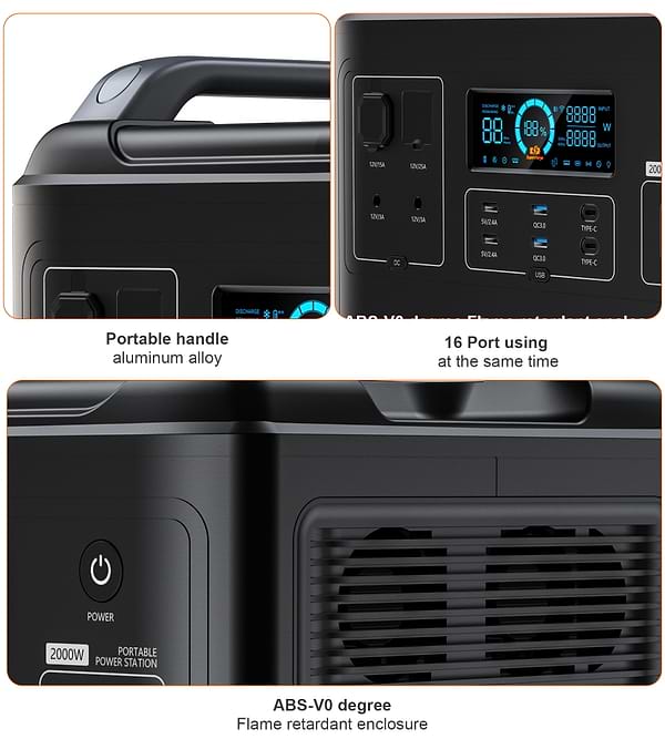 Фото - Зарядна станція універсальна Choetech 2000W (BS006)