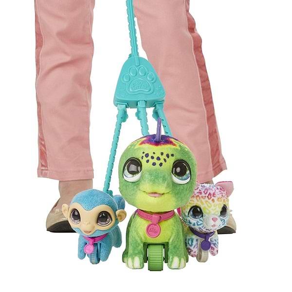 Фото - Інтерактивна іграшка Hasbro FurReal Friends Маленький Вихованець на повідку (E4777 Мавпочка)