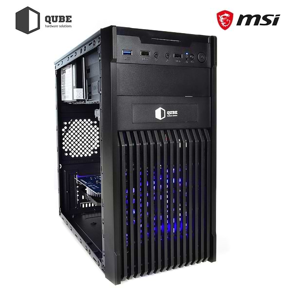 Фото - Системний блок QUBE QB Athlon 3000G RX 550 4GB 82 (Athlon3000GRX 5504GB82)