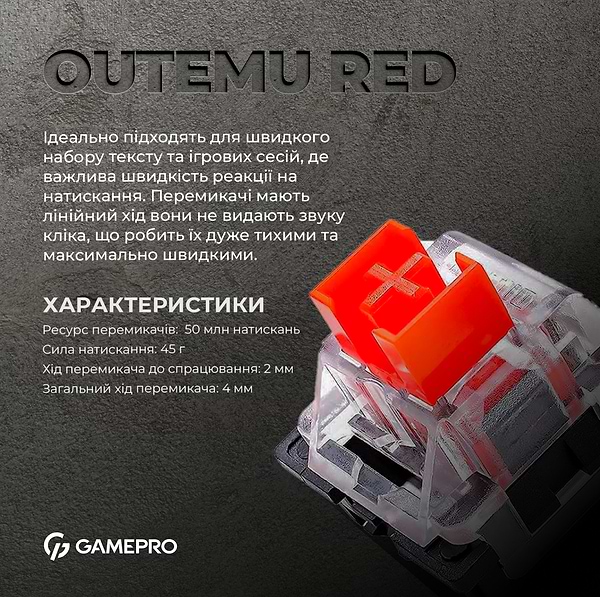 Фото - Клавиатура беспроводная игровая GamePro MK130G Pro