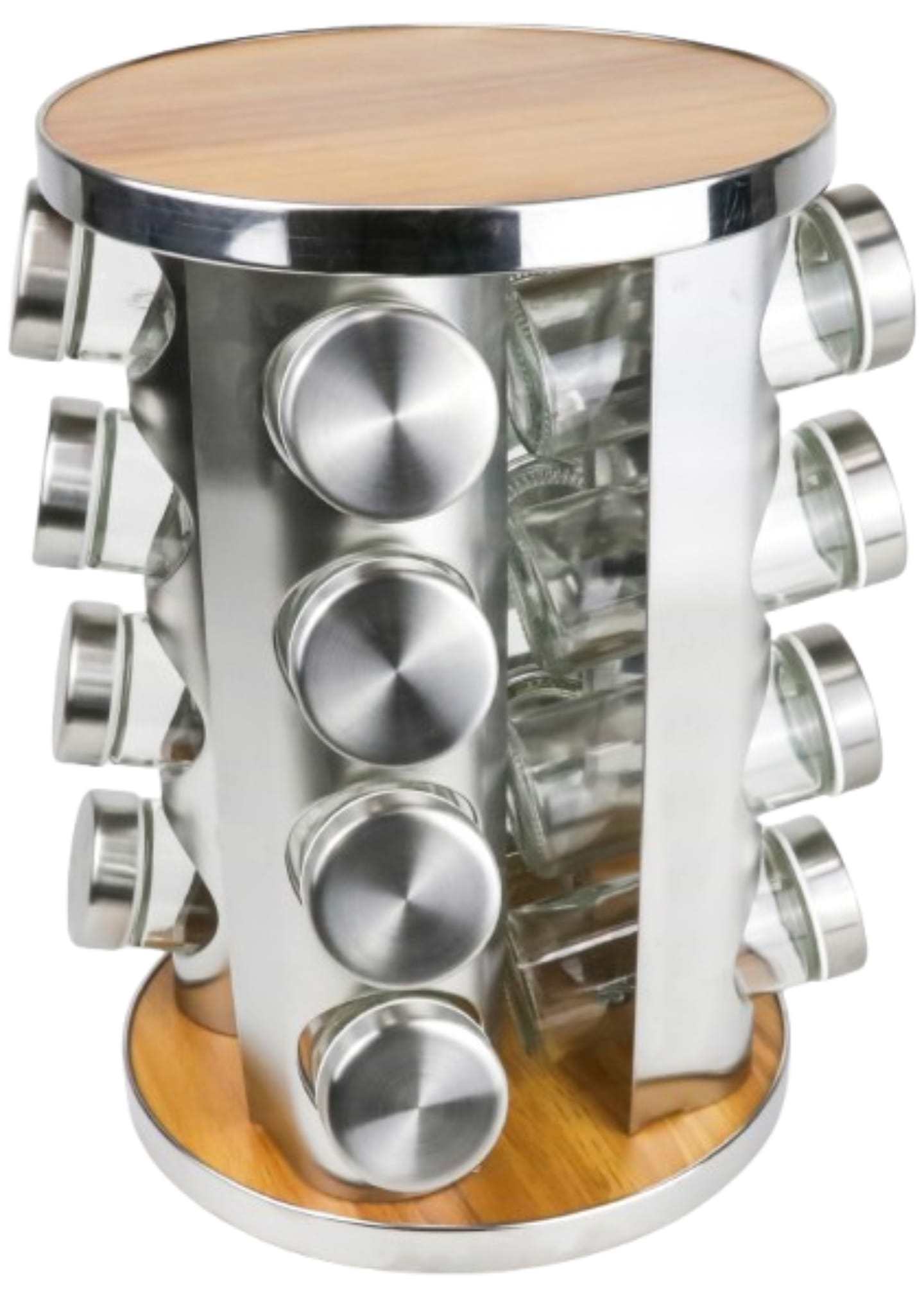 Купити Набір ємностей для спецій і приправ Love You Home на підставці, що крутиться 16 од. (61032) - Фото 1 Набір ємностей для спецій і приправ Love You Home на підставці, що крутиться 16 од. (61032) - Фото 1