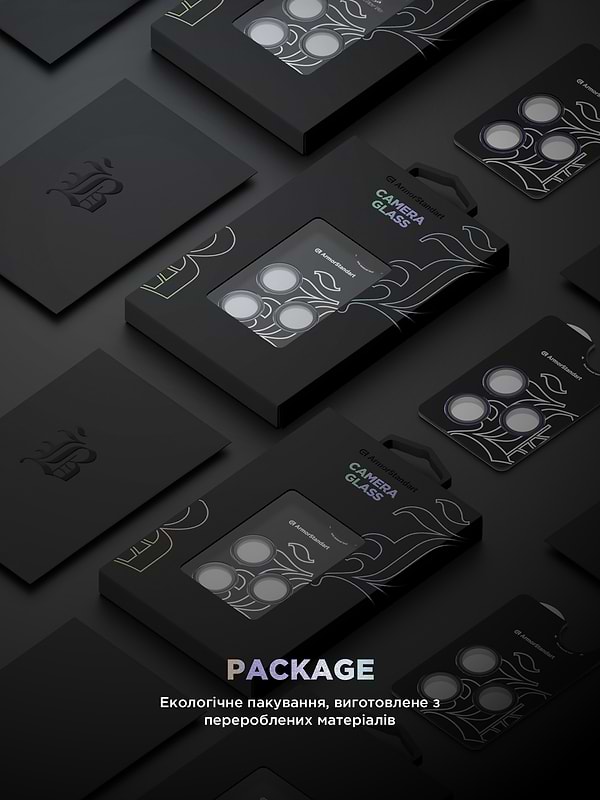 Фото - Захисне скло для смартфону Armorstandart для камери Supreme Black Icon for iPhone 15 Pro/15 Pro Max Blue Titanium (ARM76594)