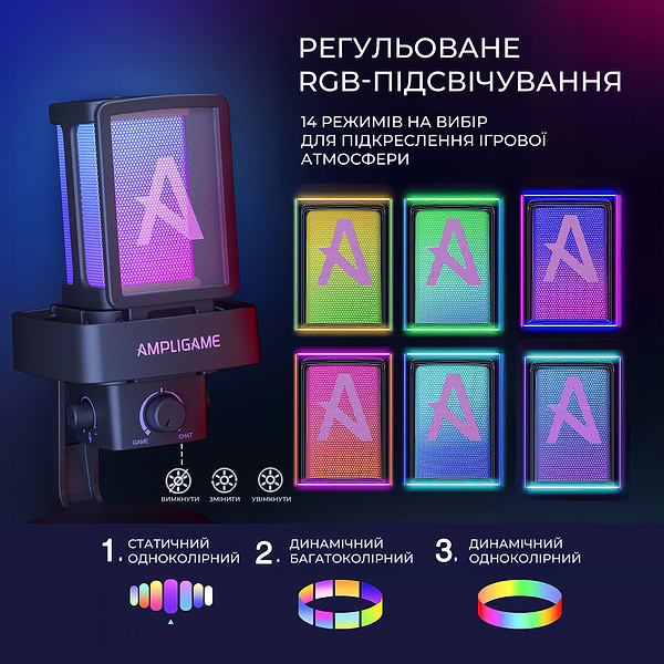 Фото - Мікрофон до комп'ютера Fifine Ampligame Q8PRO USB Black