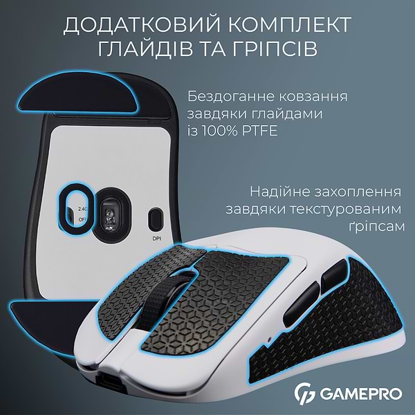 Фото - Миша бездротова ігрова GamePro Asgard Surt Wireless Black (GM017B)