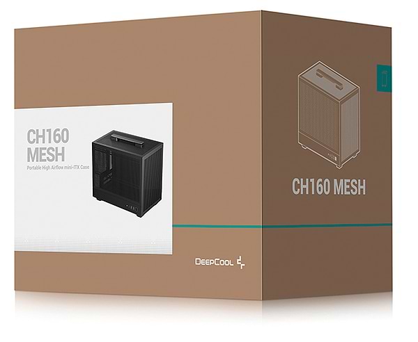 Фото - Корпус Deepcool CH160 Mesh Black (R-CH160-BKNMI0-G-1) без БЖ