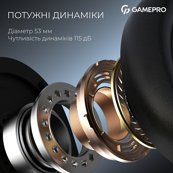 Фото - Гарнитура беспроводная игровая GamePro Asgard Freya Pro (HSW201B)