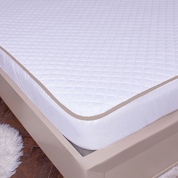 Фото - Наматрацник MirSon №5008 Exclusive Line Сotton Waterproof з гумкою по периметру 150x200 см (2200005334577)