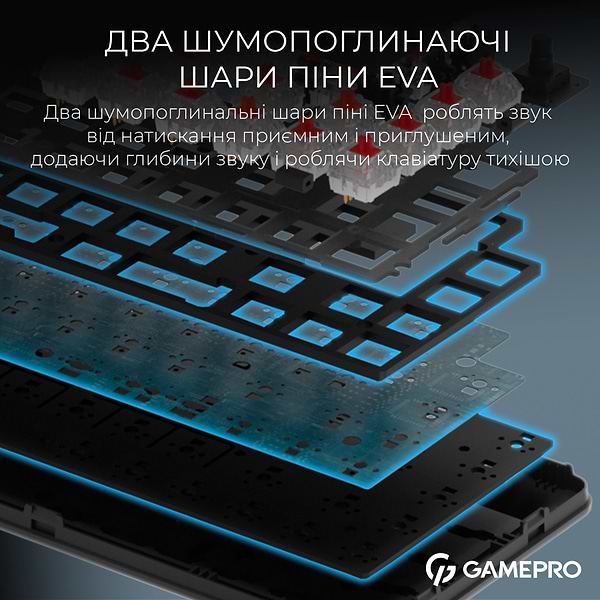 Фото - Клавиатура беспроводная игровая GamePro Asgard Valhalla  (MK210B Pro)