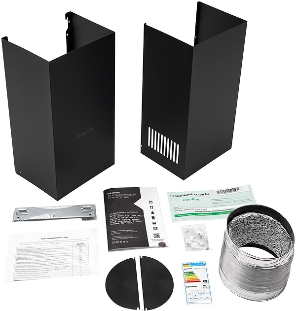 Фото - Витяжка декоративна Interline FLOW MATT BL A/60/GL/M