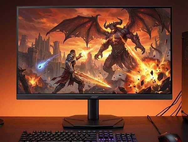 Фото - Уценка - Монитор игровой Acer Nitro KG251QX0biip (UM.KX1EE.005) Black