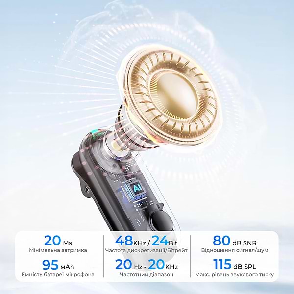 Фото - Мікрофон для смартфона Boya Magic-07 Type-C/TRS Black