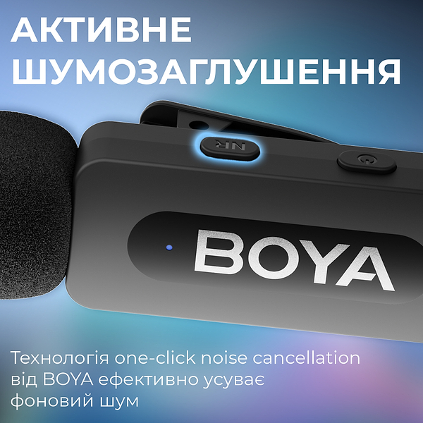 Фото - Микрофон для смартфона Boya BY-V3 combo Type-C/Lightning Black