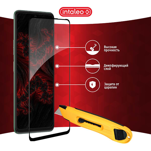 Фото - Захисне скло для смартфону Intaleo Full Glue for Tecno Spark 8p (1283126533167)