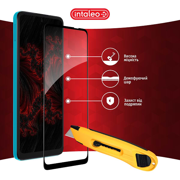 Фото - Защитное стекло для смартфона Intaleo Full Glue for MOTO G22 (1283126542183)