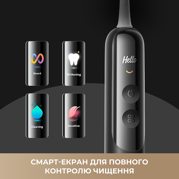 Фото - Зубна щітка електрична Mova Fresh 20 Sensus Black (ATS25B-BK)