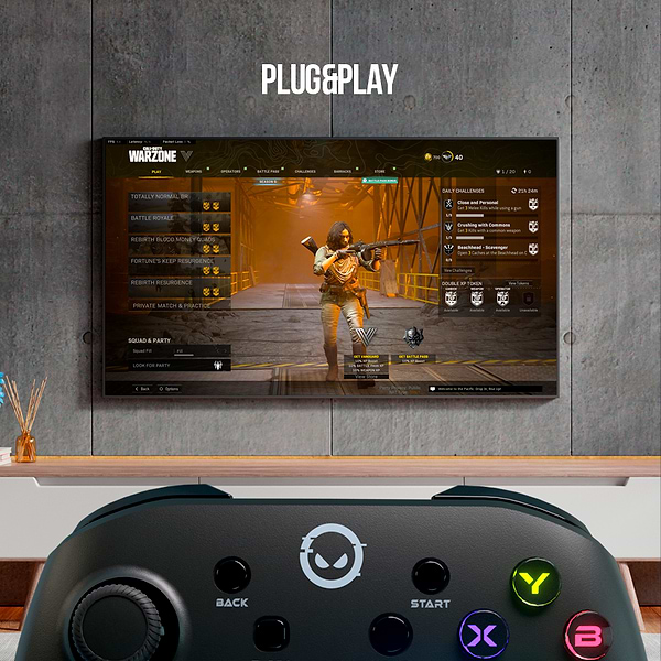 Фото - Геймпад Lorgar TRIX-510 Wireless Gamepad BT Black (LRG-GP510)