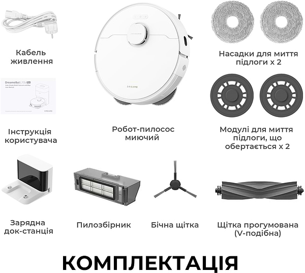 Фото - Робот-пылесос моющий Dreame Bot L10s Pro Gen2 (RLL42SDA)