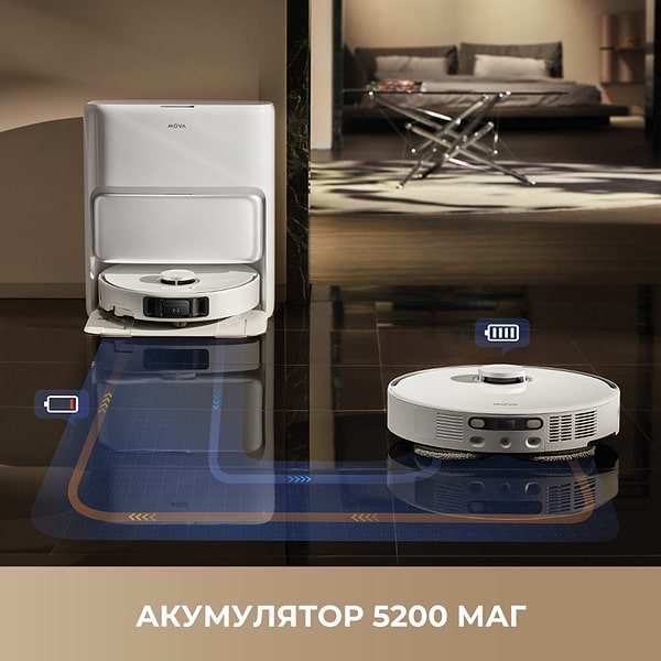 Фото - Робот-пилосос миючий Mova P50 PRO ULTRA (RLP53HE)