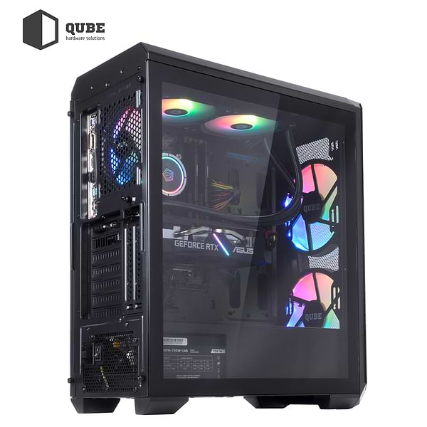 Фото - Системный блок QUBE QB i7 14700KF RTX 4070 12GB W1 321010 (i714700KFRTX407012GBW1321010)
