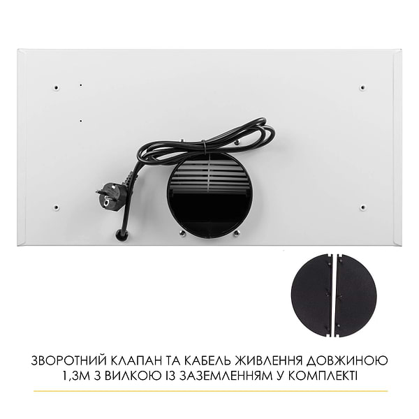 Фото - Витяжка вбудована Weilor LUMINA WBG 66 WHITE