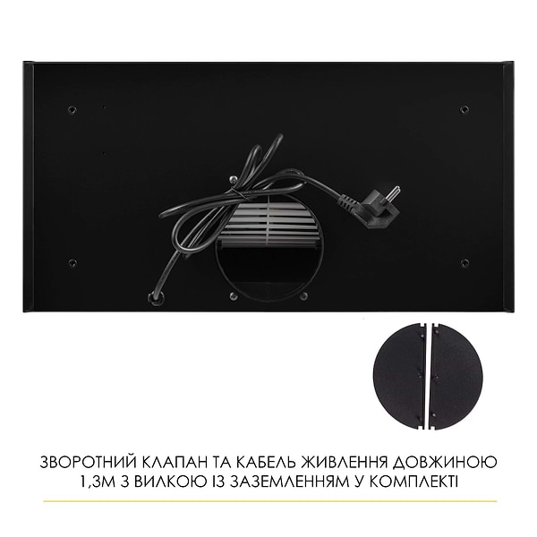Фото - Витяжка вбудована Weilor LUMINA WBG 66 BLACK