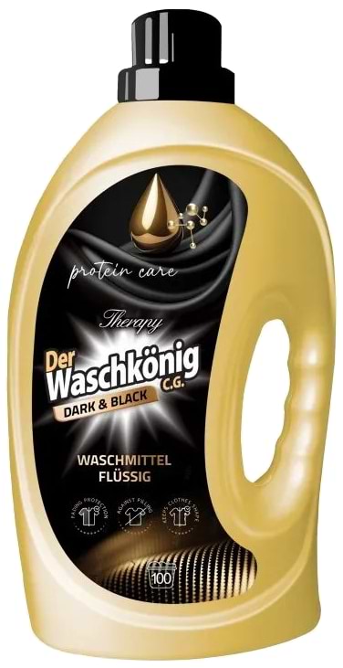 Гель для прання Waschkonig BLACK & DARK 3 л (4260418935592) - Фото 1