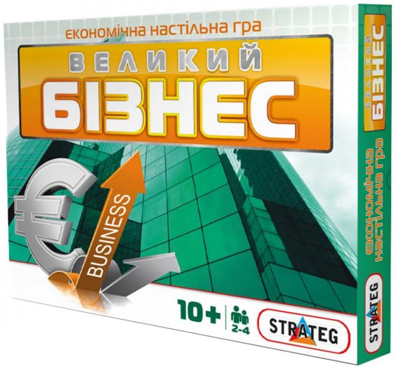 Фото - Настільна гра (8+) Strateg Великий бізнес, укр (30452)