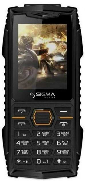 Фото - Мобільний телефон Sigma mobile X-treme AZ68 Black Orange (4827798374917)