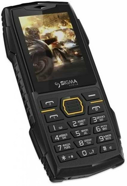 Фото - Мобільний телефон Sigma mobile X-treme AZ68 Black Orange (4827798374917)