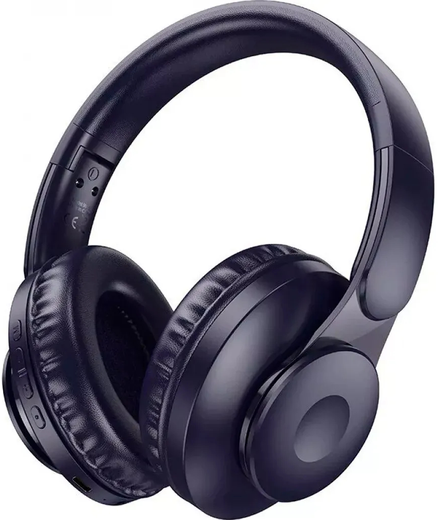 Навушники накладні бездротові HOCO W45 Enjoy BT headset Blue (6942007601207) - Фото 1