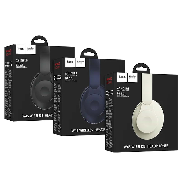 Фото - Наушники накладные беспроводные HOCO W45 Enjoy BT headset Blue (6942007601207)