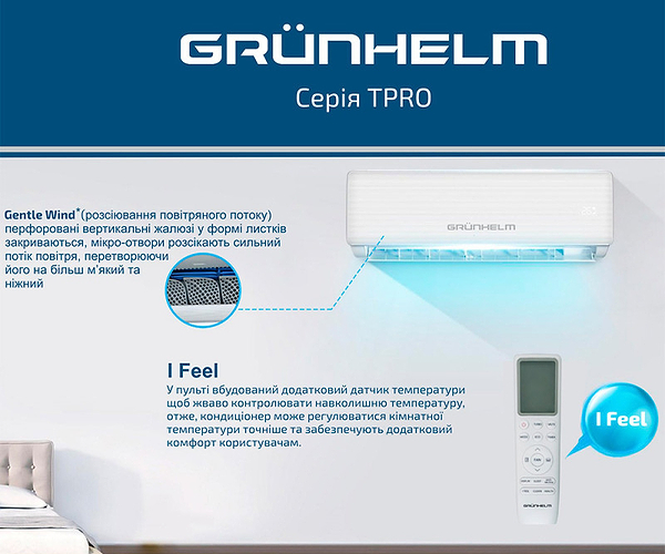 Фото - Кондиционер сплит Grunhelm GAC-18GH-IWF TPRO-32