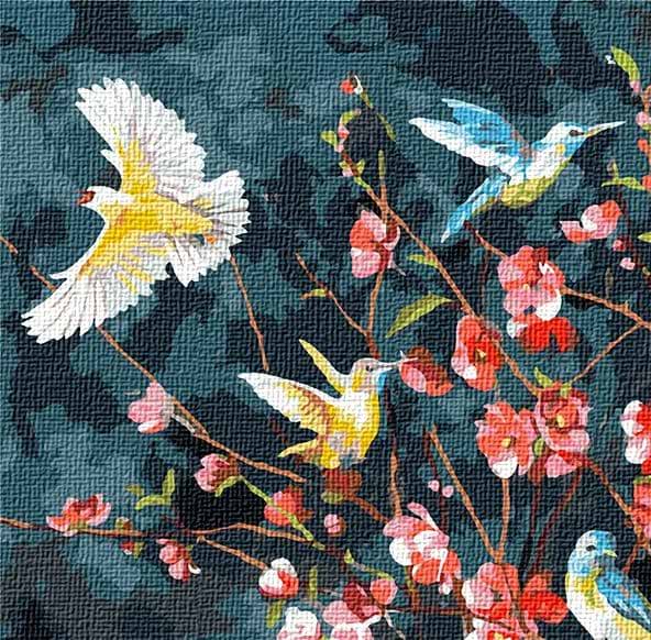 Фото - Картина по номерам Ideyka "С любовью" 40 * 50 см (KHO3119)