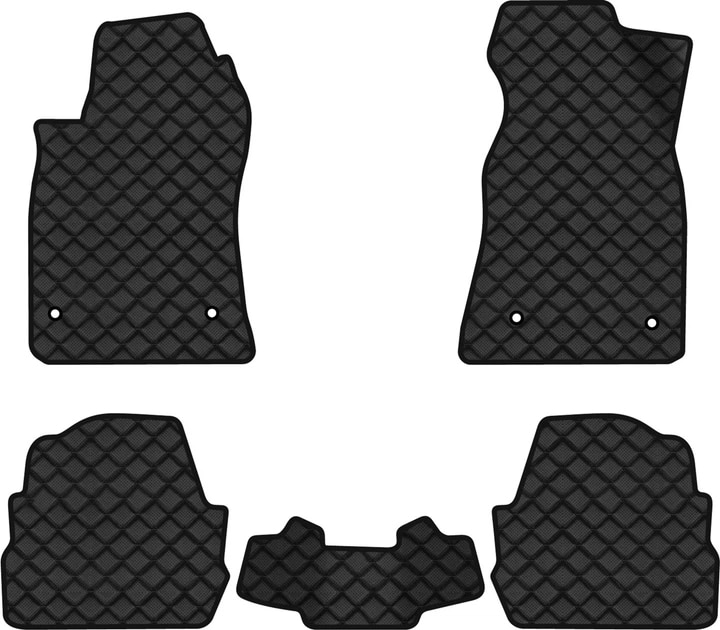 Килимки з екошкіри в салон авто EVAtech ECO для A6 (C5) FWD Restyling Audi 2001-2004 2 покоління Combi EU AU32841CB5AV4BBB