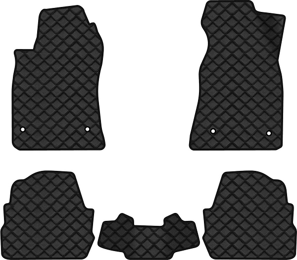 Фото - Коврики из экокожи в салон авто EVAtech ECO для A6 (C5) FWD Restyling Audi 2001-2004 2 поколение Combi EU AU32841CB5AV4BBB