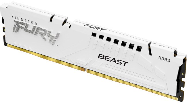 Фото - Память DDR Kingston Fury 16 GB DDR5 5600 MHz Beast White (KF556C40BW-16)