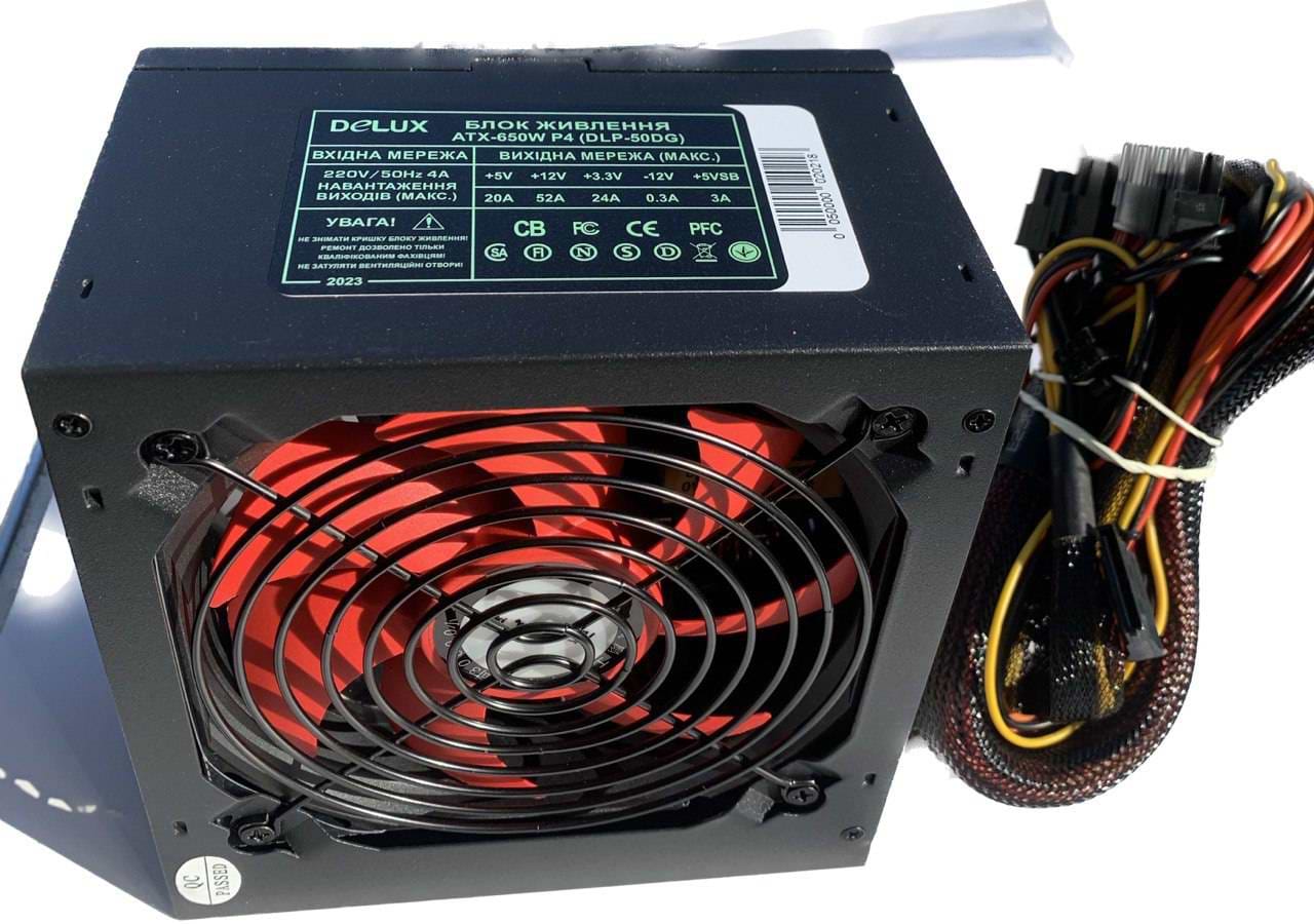 Блок питания для ПК Delux 650W DLP-50DG